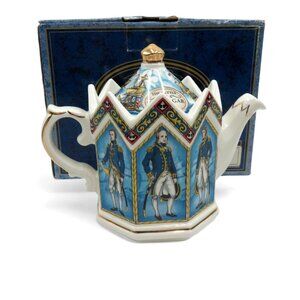 SADLER Vice Admiral Lord Nelson Teapot With Original Box England Vintage Rare
